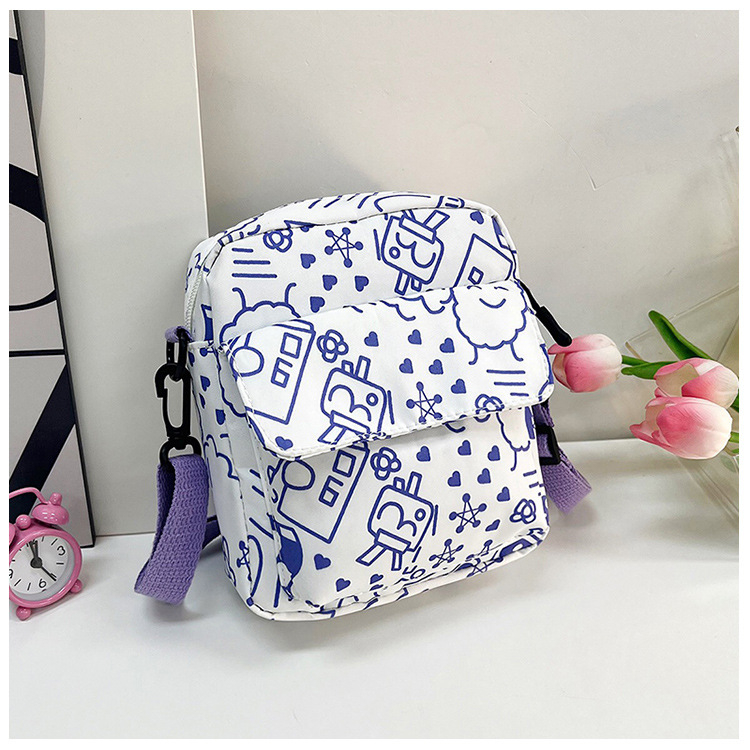 Jauna mobilā tālruņa soma, plecu soma, modes krāsa, vienkārša audekla soma, vertikāla mīlestība, sieviešu soma, plecu atslēgas maciņš, monētu maciņš