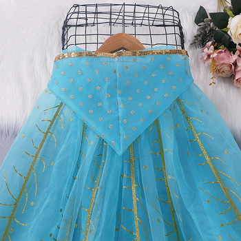 Jauns Aisha Princess apmetnis, virsdrēbes, meiteņu šalle, bērnu svētku apmetnis, rietumu stila veste, noliktavā vairumtirdzniecībā