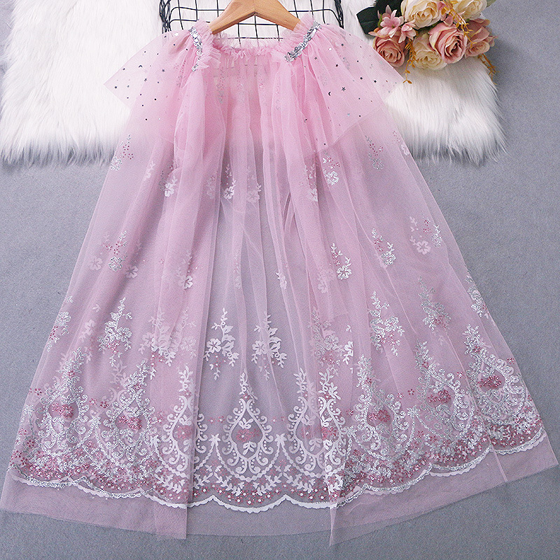 Jauns Aisha Princess apmetnis, virsdrēbes, meiteņu šalle, bērnu svētku apmetnis, rietumu stila veste, noliktavā vairumtirdzniecībā