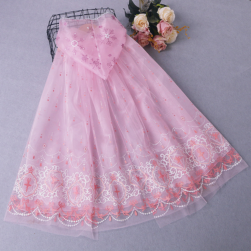 Jauns Aisha Princess apmetnis, virsdrēbes, meiteņu šalle, bērnu svētku apmetnis, rietumu stila veste, noliktavā vairumtirdzniecībā