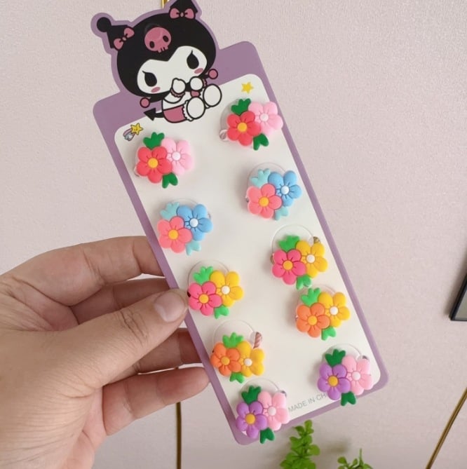 Mergaitėms skirta saugi minkšta klijų virvelė gėlės galvutei, miela gėlė, nekenkia plaukų virvelei, kūdikio kaspino formos plaukų žiedas