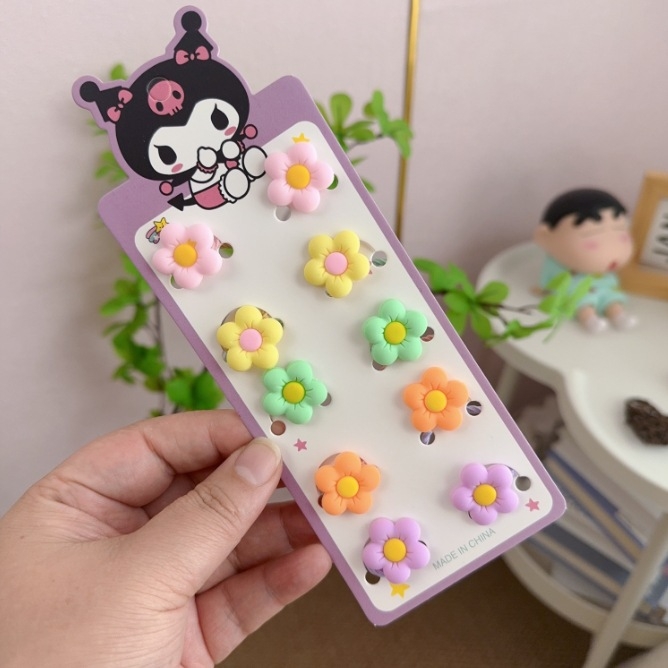 Mergaitėms skirta saugi minkšta klijų virvelė gėlės galvutei, miela gėlė, nekenkia plaukų virvelei, kūdikio kaspino formos plaukų žiedas