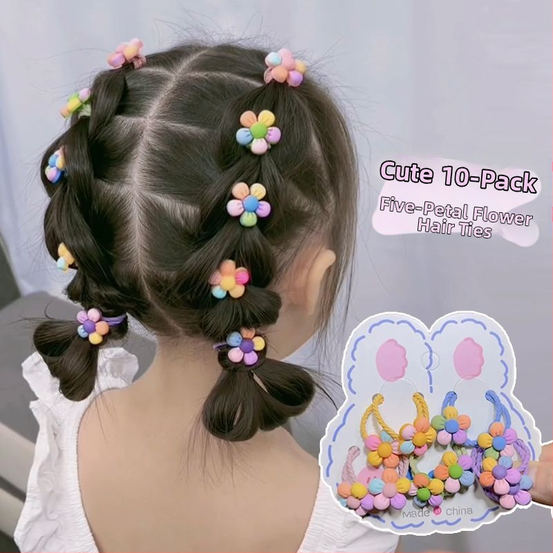 Mergaitėms skirta saugi minkšta klijų virvelė gėlės galvutei, miela gėlė, nekenkia plaukų virvelei, kūdikio kaspino formos plaukų žiedas