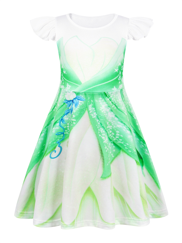 Piiriülesed tüdrukute seelikud 3-6-aastastele laste kleidid öösärgid printsess Elsa seeria halloweeni kostüümid laste rõivakollektsioon