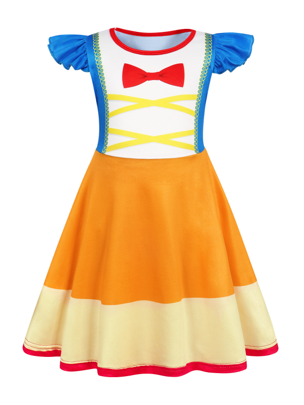 Piiriülesed tüdrukute seelikud 3-6-aastastele laste kleidid öösärgid printsess Elsa seeria halloweeni kostüümid laste rõivakollektsioon