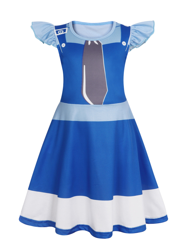 Piiriülesed tüdrukute seelikud 3-6-aastastele laste kleidid öösärgid printsess Elsa seeria halloweeni kostüümid laste rõivakollektsioon