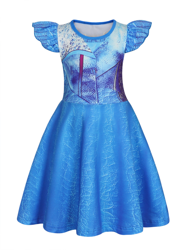 Piiriülesed tüdrukute seelikud 3-6-aastastele laste kleidid öösärgid printsess Elsa seeria halloweeni kostüümid laste rõivakollektsioon