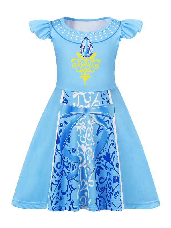 Piiriülesed tüdrukute seelikud 3-6-aastastele laste kleidid öösärgid printsess Elsa seeria halloweeni kostüümid laste rõivakollektsioon