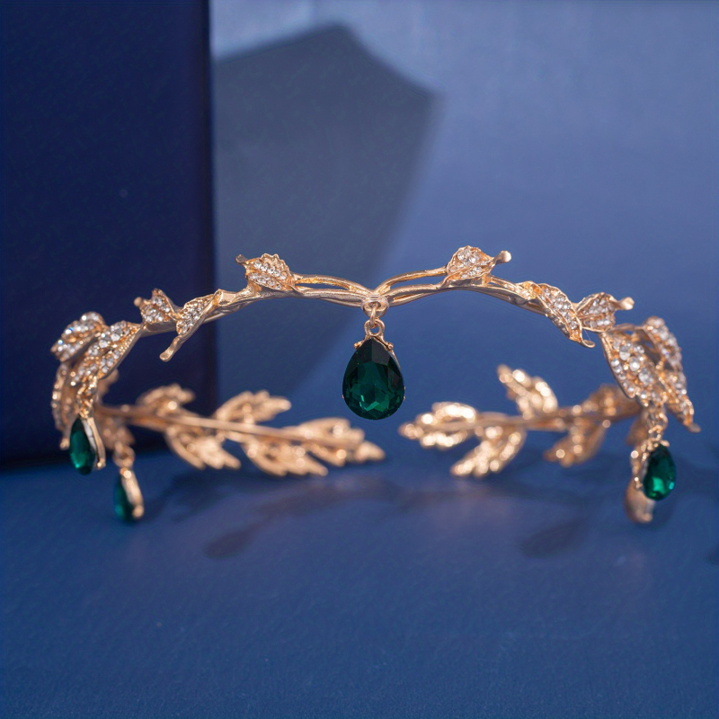 Tarptautiniai nuotakos karūnos plaukų aksesuarai, europietiški ir amerikietiški vestuvių vakarienės baroko stiliaus cirkonio karūnos plaukų juostos plaukų aksesuarai