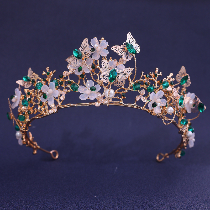 Tarptautiniai nuotakos karūnos plaukų aksesuarai, europietiški ir amerikietiški vestuvių vakarienės baroko stiliaus cirkonio karūnos plaukų juostos plaukų aksesuarai