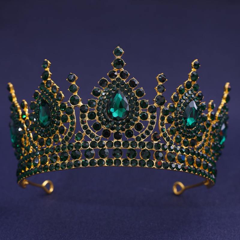 Piiriülesed pruudikroonid, juukseaksessuaarid, Euroopa ja Ameerika pulmaõhtusöök, barokkstiilis kividega kroon, juuksepael, juukseaksessuaarid