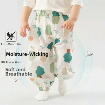 Laste sääsevastased püksid beebidele, klass A, puhtast puuvillast suvised bloomer’id poistele ja tüdrukutele, beebipüksid, lahtised, õhukesed, kõik-ühes-sobivad, trendikad