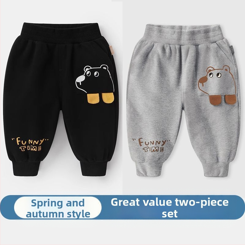 Hlače za dječake Proljetne i jesenske ležerne hlače s lampionom za bebe Proljetne i jesenske dječje duge hlače za dječake i djevojčice Gornja odjeća Proljetna moda