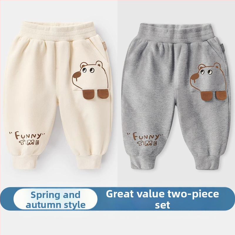 Hlače za dječake Proljetne i jesenske ležerne hlače s lampionom za bebe Proljetne i jesenske dječje duge hlače za dječake i djevojčice Gornja odjeća Proljetna moda