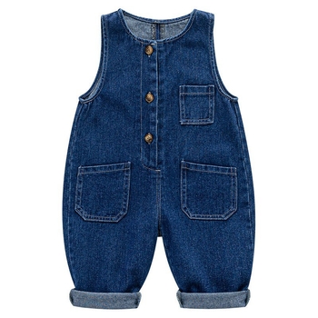 Βρεφικές τιράντες ανοιξιάτικες και φθινοπωρινές γυναικείες ολόσωμες φόρμες Treasure, παιδικά casual παντελόνια, βρεφικά ανδρικά παντελόνια Treasure, παιδικά τζιν παντελόνια για κορίτσια, φθινοπωρινά παντελόνια