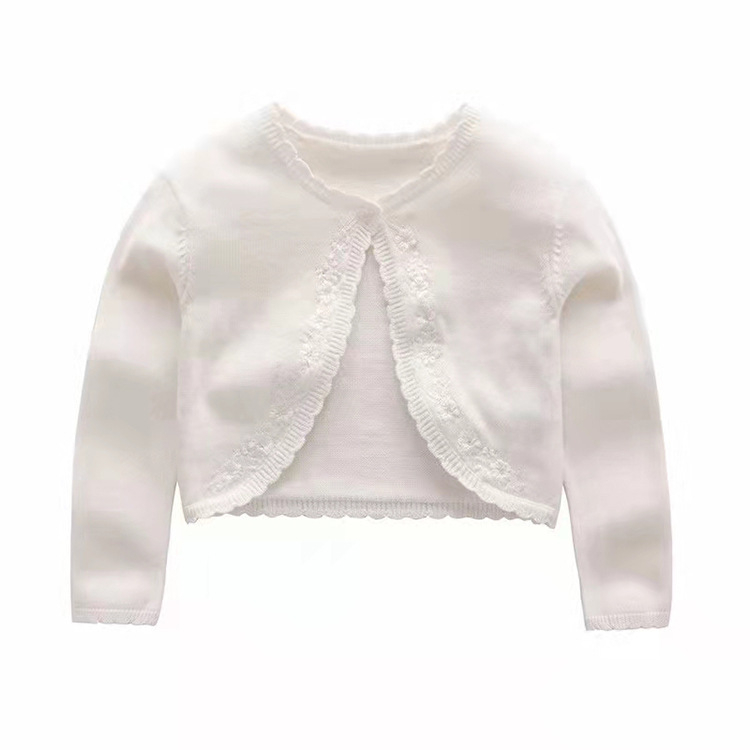 Korea versioon nööpidega naiste kootud kardiganist, armas ümara kaelusega kampsun, väike sall, õhukese kootud laste topp, hulgimüük