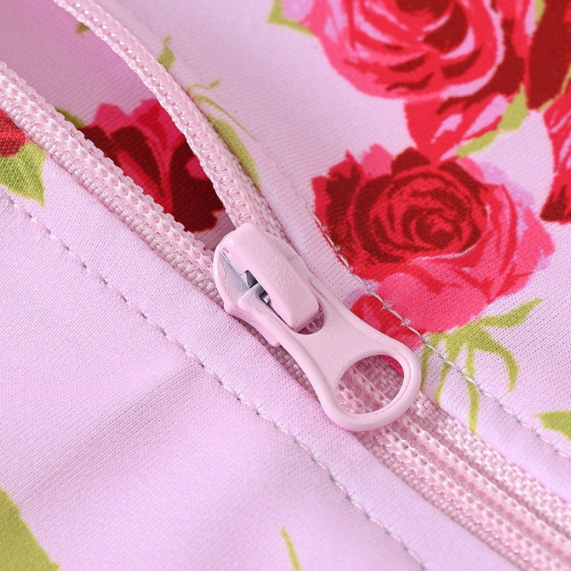 2024 Nové detské plavky v štýle Cross Border Fresh, plavky Flower Harper s dlhým rukávom a opaľovacím krémom, dievčenské plavky