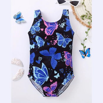 Εξωτερικό Εμπόριο Χαριτωμένο Μόδας Κινούμενα Σχέδια Πριγκίπισσα Κορίτσι Τυπωμένο Ολόσωμο Μαγιό Χιονονιφάδα Τυπωμένο Παιδικό Μαγιό για Πάρτι στην Πισίνα