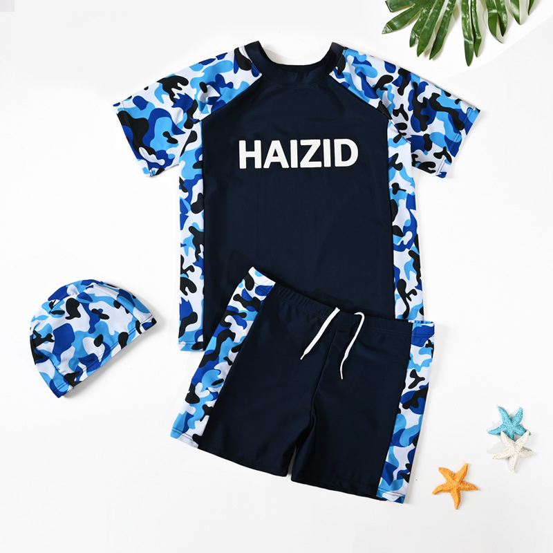 Costum de baie cu desene animate Shark, costum de baie pentru băieți, dintr-o bucată, costum de baie pentru plajă, izvoare termale, înot, copii, costum de baie en-gros