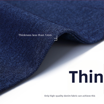 Μια γενιά γυναικείων παντελονιών άνοιξη-καλοκαίρι New Ice Silk thin jeans γυναικείο κολάν με ψηλή μέση και ελαστικότητα 0150