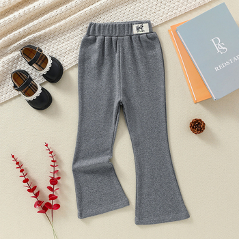 Tüdrukute laienevad püksid puhtast puuvillast ülerõivad kevad- ja sügisriided lastele naiste püksid beebide retuusid tüdrukute puhtast puuvillast püksid elastsed