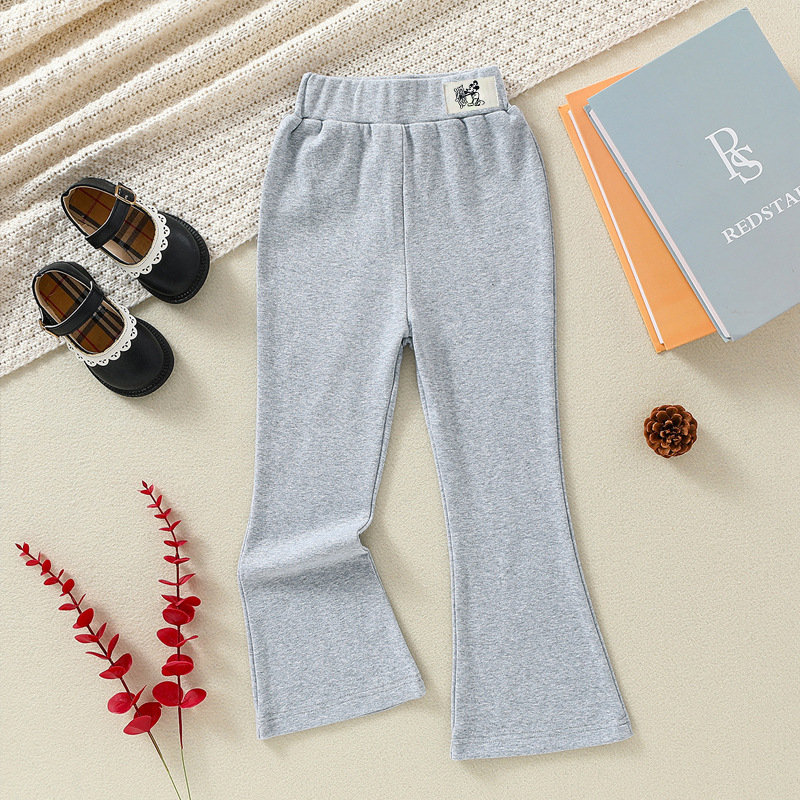 Tüdrukute laienevad püksid puhtast puuvillast ülerõivad kevad- ja sügisriided lastele naiste püksid beebide retuusid tüdrukute puhtast puuvillast püksid elastsed