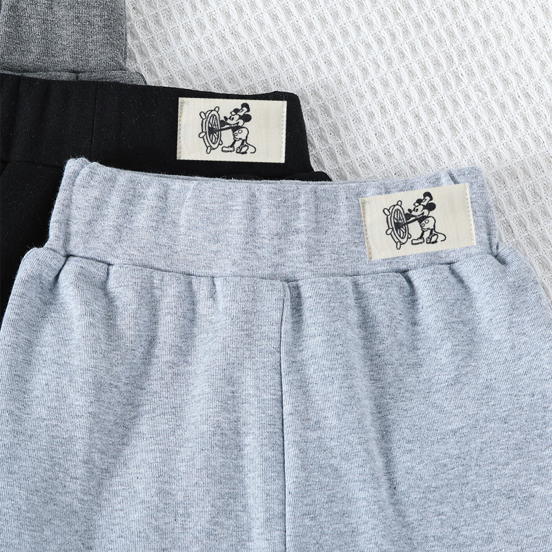 Tüdrukute laienevad püksid puhtast puuvillast ülerõivad kevad- ja sügisriided lastele naiste püksid beebide retuusid tüdrukute puhtast puuvillast püksid elastsed