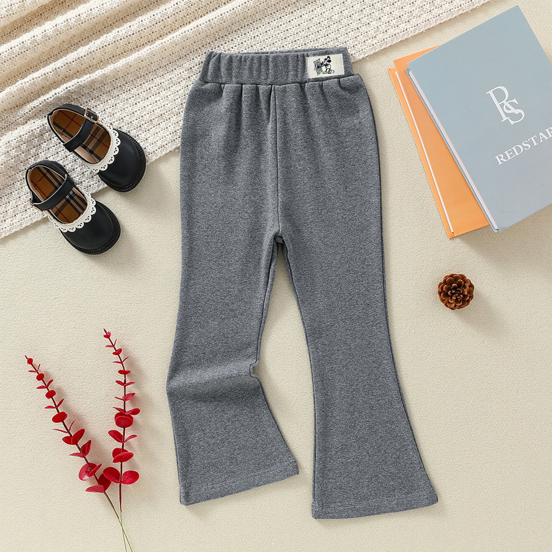 Tüdrukute laienevad püksid puhtast puuvillast ülerõivad kevad- ja sügisriided lastele naiste püksid beebide retuusid tüdrukute puhtast puuvillast püksid elastsed