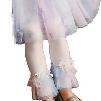 Κολάν για κορίτσια σε στυλ πριγκίπισσας, με δαντέλα Super Fairy, χαριτωμένο παντελόνι πριγκίπισσας με δαντέλα, λεπτή δαντέλα, σε στιλ Western, all-match