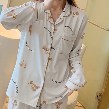 Ευρώπη και Ηνωμένες Πολιτείες διασυνοριακή TEMU άνοιξη και φθινόπωρο 3D ψηφιακή εκτύπωση πιτζάμες με μακριά μανίκια και πέτο γυναικείο κοστούμι POD ένα κομμάτι προσαρμοσμένο