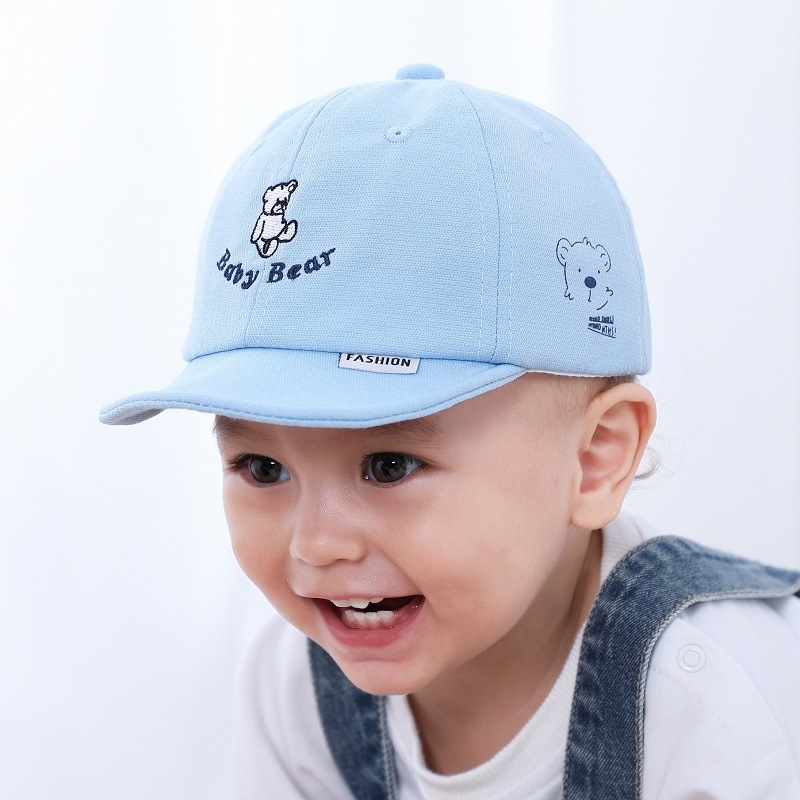 2023. aasta kevadine uus tikitud karupoiste ja tüdrukute vabaaja stiilis pehme äärega ühevärviline pesapallimüts beebi päikesemüts