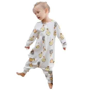 Παιδική πιτζάμα Michley από καθαρό βαμβάκι, παιδική υπνόσακος κατηγορίας a, ολόσωμη φόρμα με σχέδια, αναπνεύσιμη και άνετη το καλοκαίρι