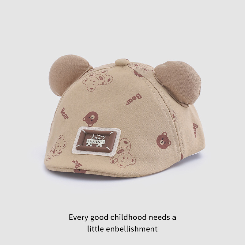 Kūdikių kepurė pavasariui ir rudeniui, nauja miela kūdikio kepurė priekinei daliai, super mielos beretės nuo saulės, madingos berniukams ir mergaitėms