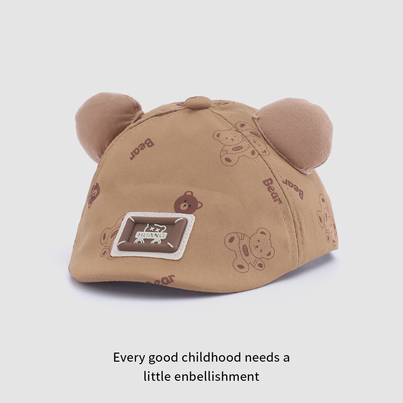 Kūdikių kepurė pavasariui ir rudeniui, nauja miela kūdikio kepurė priekinei daliai, super mielos beretės nuo saulės, madingos berniukams ir mergaitėms