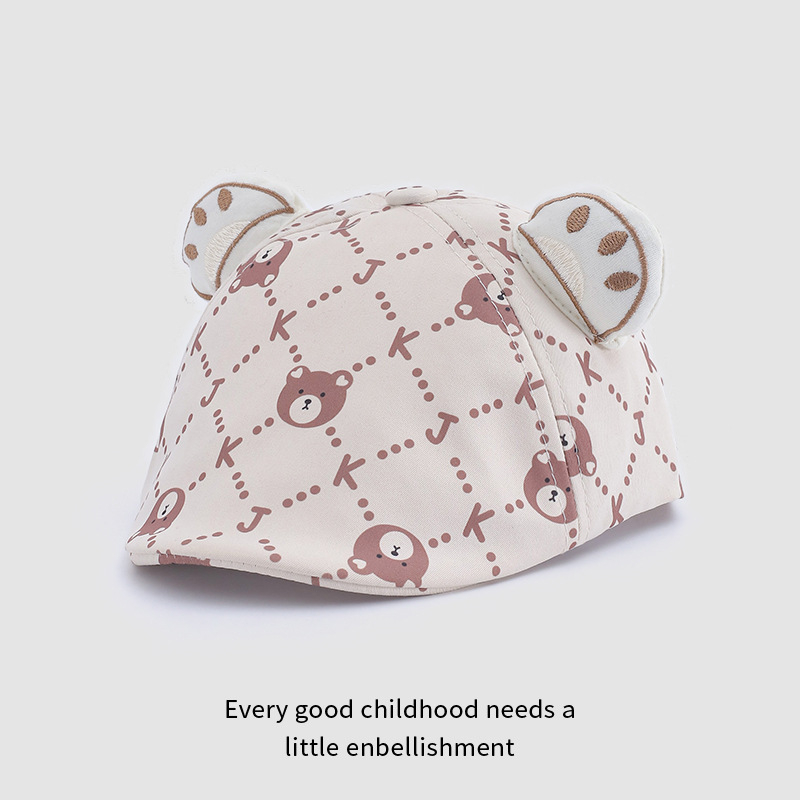 Kūdikių kepurė pavasariui ir rudeniui, nauja miela kūdikio kepurė priekinei daliai, super mielos beretės nuo saulės, madingos berniukams ir mergaitėms