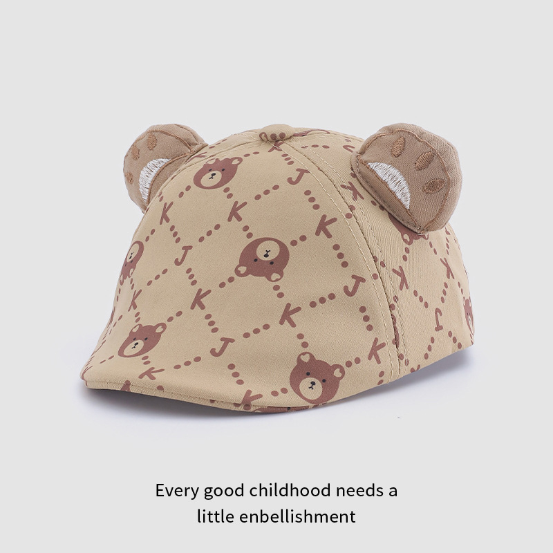 Kūdikių kepurė pavasariui ir rudeniui, nauja miela kūdikio kepurė priekinei daliai, super mielos beretės nuo saulės, madingos berniukams ir mergaitėms