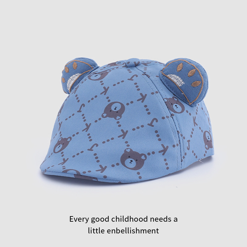 Kūdikių kepurė pavasariui ir rudeniui, nauja miela kūdikio kepurė priekinei daliai, super mielos beretės nuo saulės, madingos berniukams ir mergaitėms