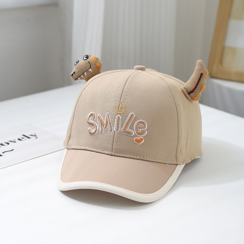 2025 m. pavasario nauja vaikiška beisbolo kepuraitė su skėčiu nuo saulės, medžiaginė kepurė 1-3 metų berniukams ir mergaitėms, išlenkta išilgai, didmeninė prekyba