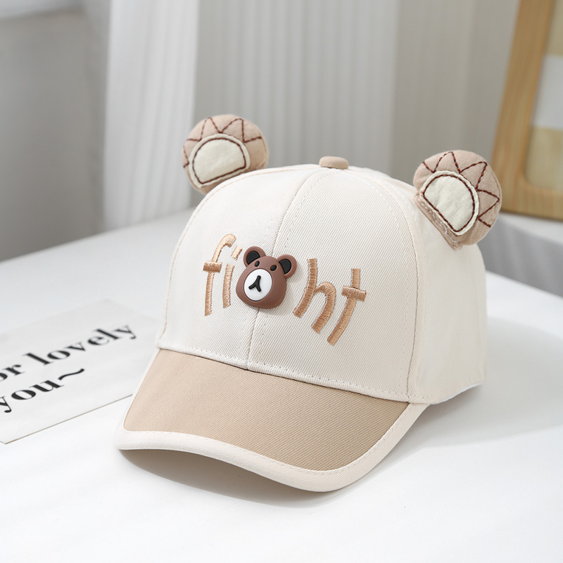 2025 m. pavasario nauja vaikiška beisbolo kepuraitė su skėčiu nuo saulės, medžiaginė kepurė 1-3 metų berniukams ir mergaitėms, išlenkta išilgai, didmeninė prekyba