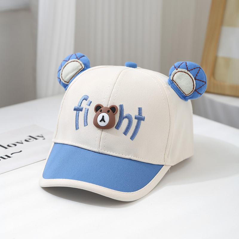 2025 m. pavasario nauja vaikiška beisbolo kepuraitė su skėčiu nuo saulės, medžiaginė kepurė 1-3 metų berniukams ir mergaitėms, išlenkta išilgai, didmeninė prekyba