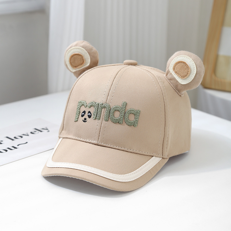 2025 m. pavasario nauja vaikiška beisbolo kepuraitė su skėčiu nuo saulės, medžiaginė kepurė 1-3 metų berniukams ir mergaitėms, išlenkta išilgai, didmeninė prekyba