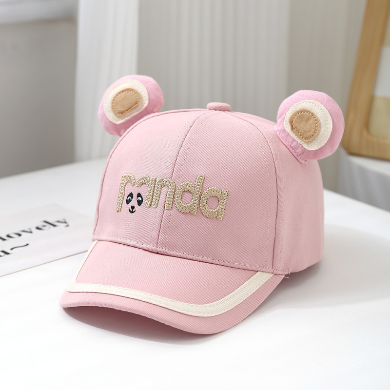 2025 m. pavasario nauja vaikiška beisbolo kepuraitė su skėčiu nuo saulės, medžiaginė kepurė 1-3 metų berniukams ir mergaitėms, išlenkta išilgai, didmeninė prekyba