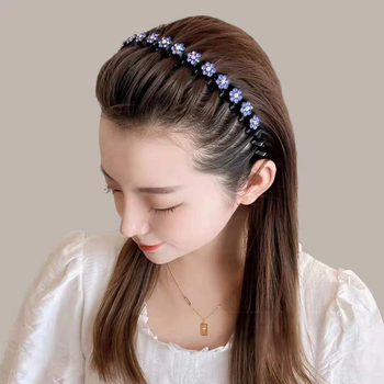 Κορδέλα μαλλιών με στρας για γυναίκες με ψηλό στέμμα, μοντέρνο νέο εργαλείο styling μαλλιών 2022 για αδέσποτα μαλλιά, κορδέλα για φουρκέτες πλύσης προσώπου