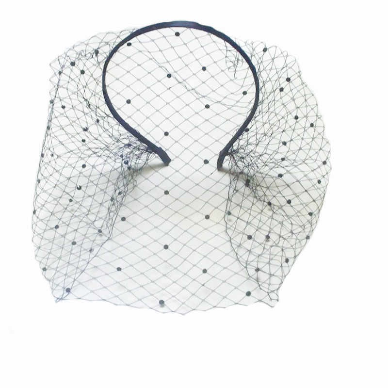 Europietiški ir amerikietiški retro stiliaus šydo, šydo, tinklelio plaukų lankeliai, vestuviniai aksesuarai, vakarėlių galvos apdangalai, tarptautiniai populiarūs plaukų aksesuarai.