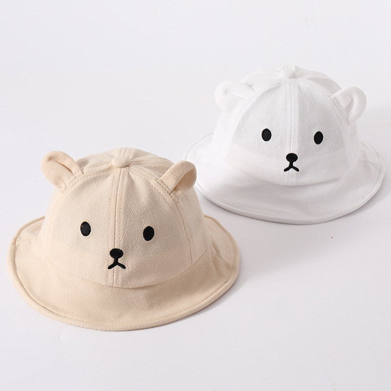 Kūdikio kepurė vasarinė plona skėtis nuo saulės miela super miela kūdikio žvejo kepurė praustuvo kepurė nuo saulės vasarinė vasara