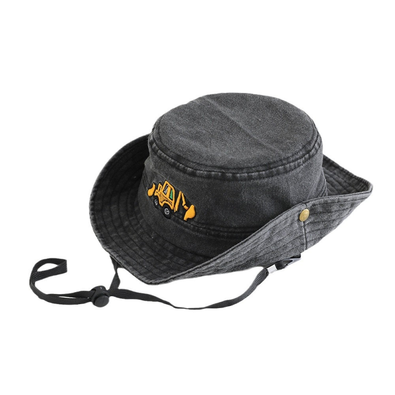 Laste kalamehe müts kevadel ja sügisel armas laste multifilmi ekskavaatori pesulapiga päikesesirm päikesemüts hulgimüügist