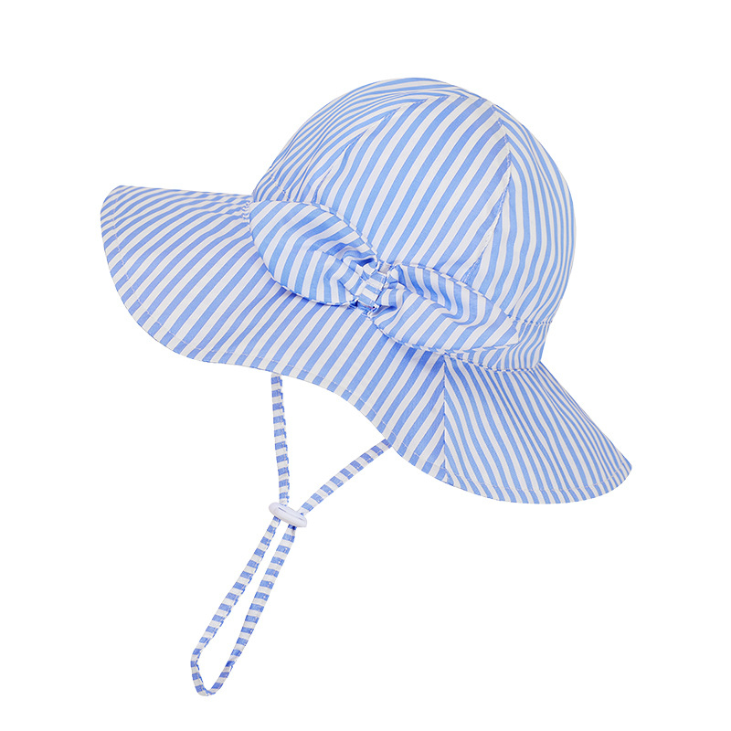 Piiriülene uus suvine laste kuueosaline vibuga päikesemüts tuulekindel päikesekaitsekreemiga kalurimüts beebimüts