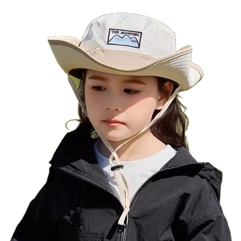 Laste õues matkamiseks, ronimiseks, kalamehe müts, suur laste moodne universaalne päikesemüts, suvine uus telkimispäikesemüts