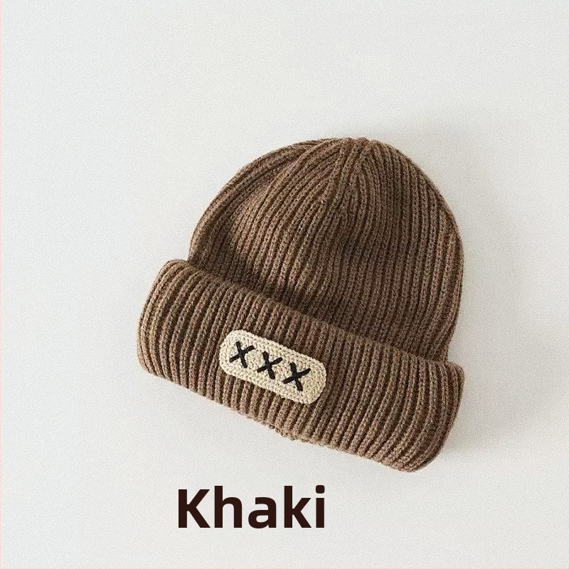 Őszi és téli újdonságok gyerekeknek, meleg sapkák fiúknak és lányoknak, vastag kötött sapkák, stílusos baba sapkák, téli kötött sapkák