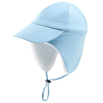 Gyermek téli sapka karimás, meleg karimájú, férfi és női sapka, vastagított nyakvédővel, meleg pulóver sapka, fülvédővel, gyapjúbéléssel ellátott, csúcsos sapka